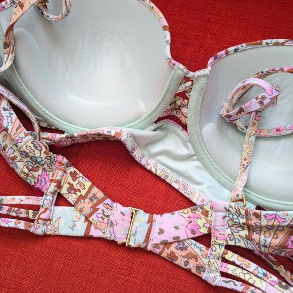 Victoria's secret boho swim top (36B) - Picture 3 of 6